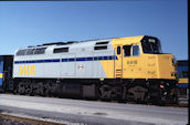 VIA F40PH-2 6418 (10.04.1988, Mimico, ON)