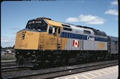 VIA F40PH-2 6428 (08.2004, Belleville, ON)