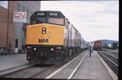 VIA F40PH-2 6439 (04.05.1995, Capreol, ON)