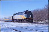VIA F40PH-2 6455 (01.2011, Brockville, ON)