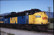 VIA FP7u 6569 (16.05.1983, Salmon Arm, BC)