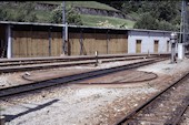 RhB Bf   (24.06.1990, Poschiavo, Holzdrehscheibe)