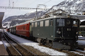 RhB Ge4/4 I 601 (24.03.1987, Samedan)