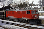 RhB Ge4/4 I 608 (24.03.1987, Samedan)