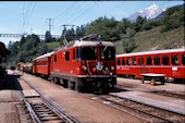 RhB Ge4/4 II 617 (31.05.1990, Filisur, (m. Frontschaden))