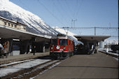 RhB Ge4/4 II 624 (15.03.1987, Samedan)