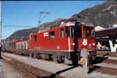 RhB Ge4/4 II 624 (25.06.1990, Samedan)