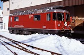 RhB Ge4/4 II 633 (02.01.1993, Pontresina)