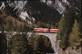RhB Ge4/4 III 644 (08.10.1995, Albula Viadukt III)