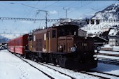 RhB Ge6/6 I 414 (17.03.1987, Samedan)