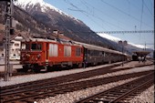 RhB Gem4/4 801 (Samedan,  (70er Jahre), info: Dia hat Rotstich)