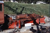 RhB X 9144 (24.06.1990, Pontresina, Spurpflug)