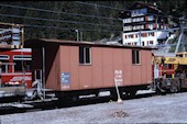 RhB Xk 9010 (23.05.1993, Arosa, Magazinwagen FL)