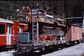 RhB Xk 9019 (23.05.1993, Arosa, Hebebühne)