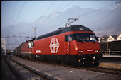 SBB Re 460 001 (14.12.1991, Aigle, mit Re 4/4 II 11230)