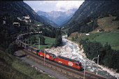 SBB Re 460 110 (05.08.1997, Wassen, mit Re 460 085)