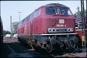 DB 218 361 (13.08.1982, Bw Kaiserslautern)