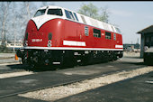 DB 220 051 (30.03.1989, Bw München Hbf., (lackiert für Italien))