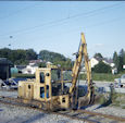 DB Gleisbau 1734 xxx (08.1977, Tutzing, (Gleishublader GHL34 ??))