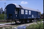 DB Wohn 480 9925 660 (31.05.1991, Bw Buchloe, (Wohn-Werkstattwagen))