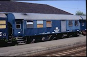 DB Wohn 588 9925 686 (27.05.1990, Holzkirchen, (Wohn-Werkstattwagen))
