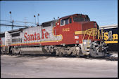 ATSF B40-8W  542:2 (27.04.1991, Corwith Yard, IL)