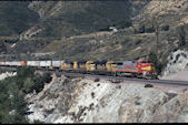 ATSF B40-8W  555:2 (04.05.1997, Blue Cut, CA)