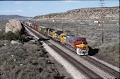 ATSF B40-8W  580 (16.04.1995, Jct. I-40/AZ 118)