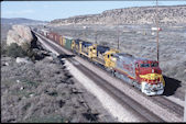 ATSF B40-8W  580 (16.04.1995, Jct. I-40/AZ 118)