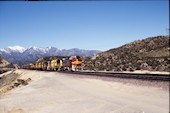 ATSF C40-8W  816:2 (11.04.1994, Cajon Summit, CA, 10-fach-Traktion)