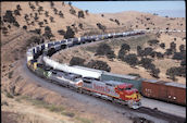 ATSF C40-8W  839:2 (31.05.1997, Bealville, CA)