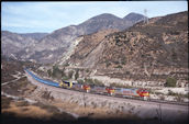 ATSF C40-8W  851 (29.09.1996, Cajon 66, CA)