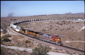 ATSF C40-8W  879 (06.06.1998, Kingman, AZ)