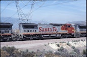 ATSF C40-8W  881 (22.05.1997, Cajon, CA)