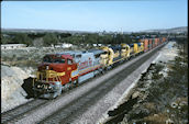 ATSF C40-8W  908:2 (17.04.1995, Oro Grande, CA)