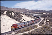 ATSF C44-9W  637:2 (13.10.1996, Cajon 58, CA)