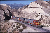 ATSF C44-9W  671 (20.09.1996, Cajon 59, CA)