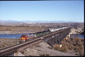 ATSF C44-9W  678 (13.12.1997, Topock, CA)