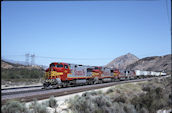 ATSF C44-9W  689 (09.06.1996, Cajon 63, CA)