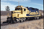 ATSF GP20u 3047 (21.03.1989, Sedalia, CO)