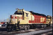 ATSF GP39-2 3679 (07.01.1990, Kansas City, KS)