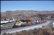 ATSF GP39-2r 3405:2 (22.08.1998, Cajon 57, CA)