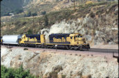 ATSF SD40-2 5058 (03.05.1997, Blue Cut, CA)