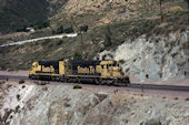 ATSF SD40-2 5058 (04.05.1997, Blue Cut, CA)