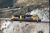 ATSF SD40-2 5058 (04.05.1997, Blue Cut, CA)