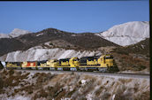 ATSF SD45-2r 5865 (11.08.1988, Cajon 61, CA)