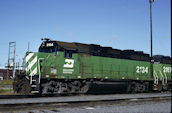 BN GP38AC 2134 (06.09.1992, Superior, WI)