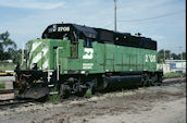 BN GP39-2 2708 (11.08.2000, Council Bluffs, IA)