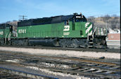 BN SD40-2 6741 (19.03.1978, Council Bluffs, IA)