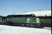 BN SD40-2 6774 (28.12.1981, Minneapolis, MN)